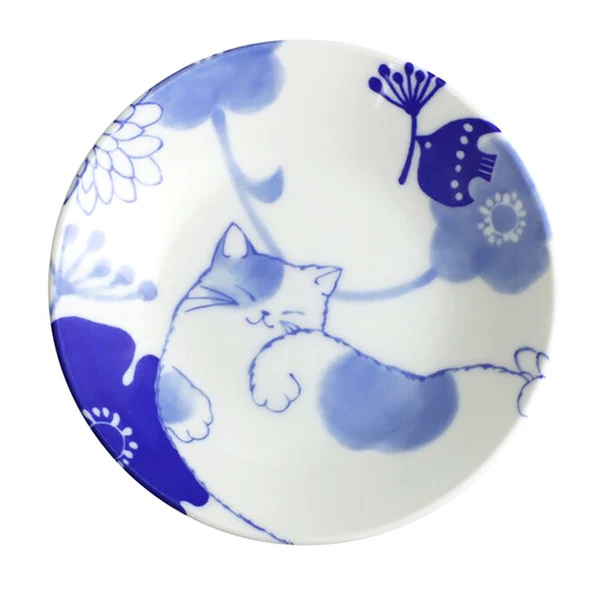 Assiette Creuse Chat Hohonneko - Sora, 22.5cm