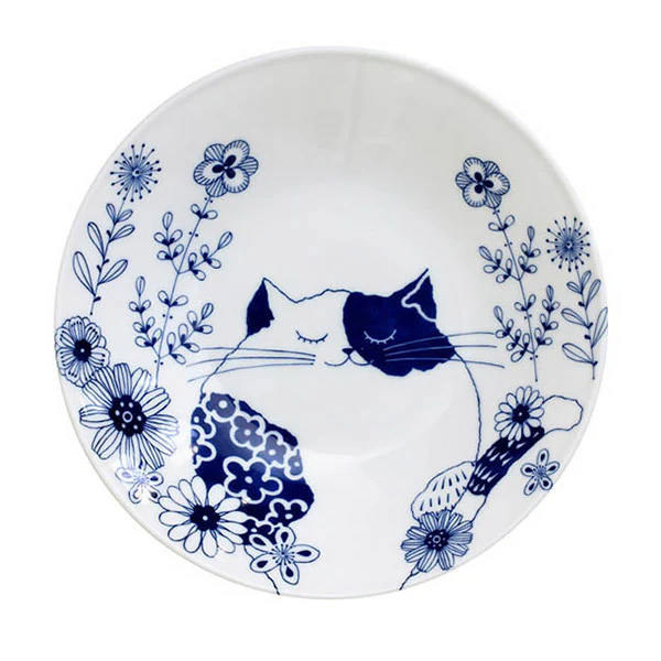 Assiette Creuse Namikko - Chat Mew Mew, 22.5cm