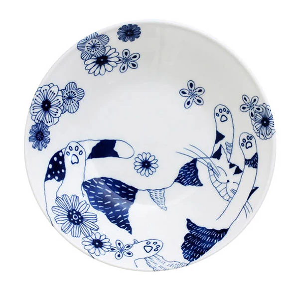 Assiette Creuse Namikko - Chat Ron Ron, 22.5cm - Image 2