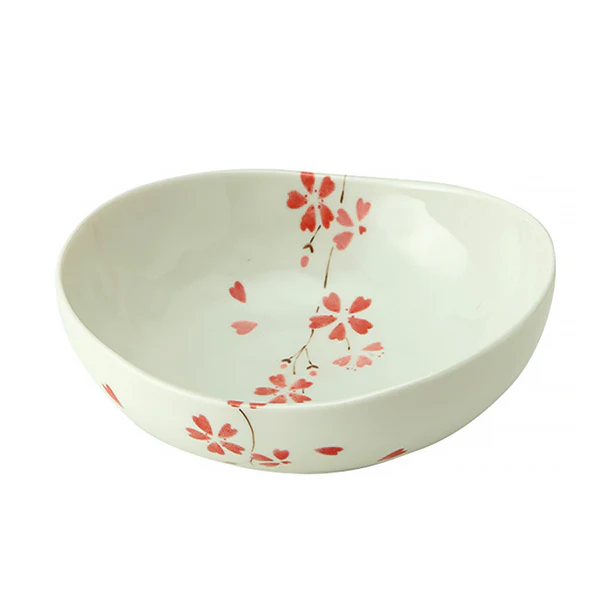 Assiette Bol Sakura Rouge, 16.9cm