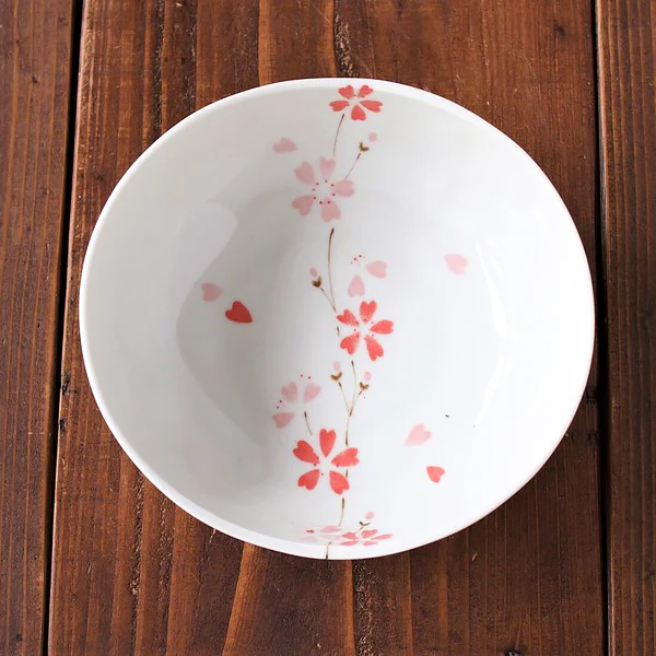 Assiette Bol Sakura Rouge, 16.9cm - Image 2