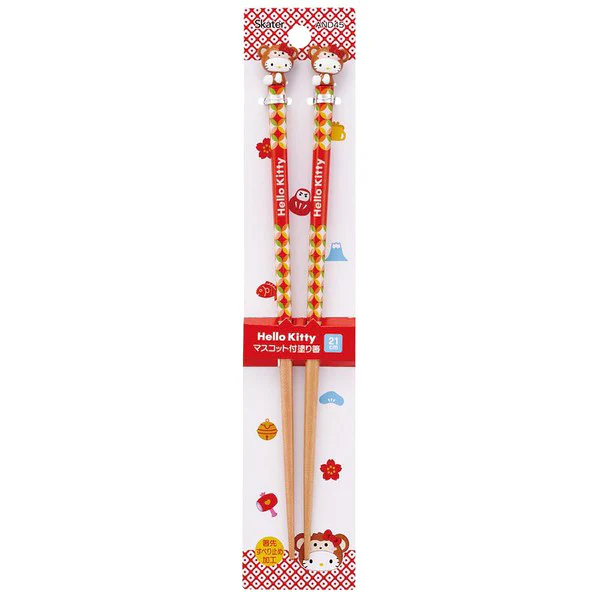 Baguettes Laquées Hello Kitty Mascotte - Sanrio Official - Image 3