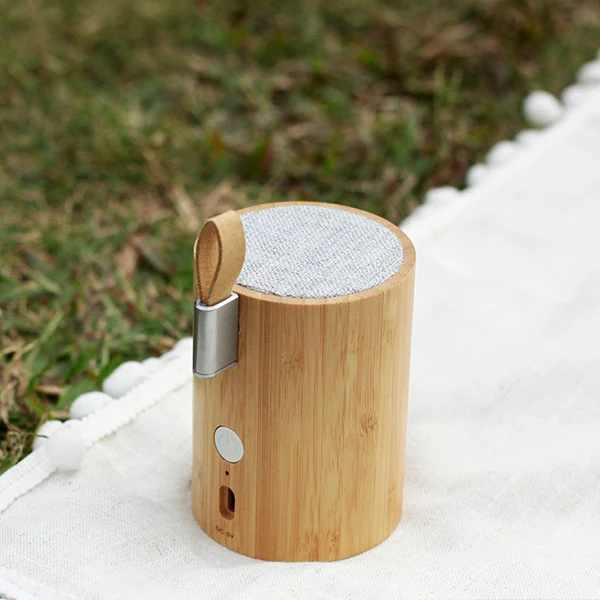 Drum Light - Enceinte Lumineuse, Bambou - Image 4