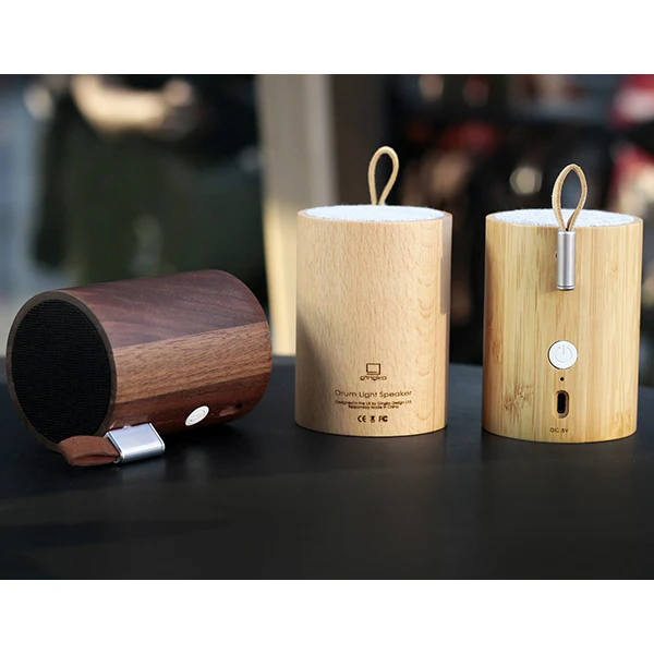 Drum Light - Enceinte Lumineuse, Bambou - Image 6