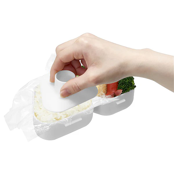 Bento à Onigiri Okazu - Blanc, 465ml - Image 2