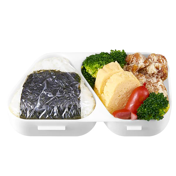 Bento à Onigiri Okazu - Blanc, 465ml - Image 3