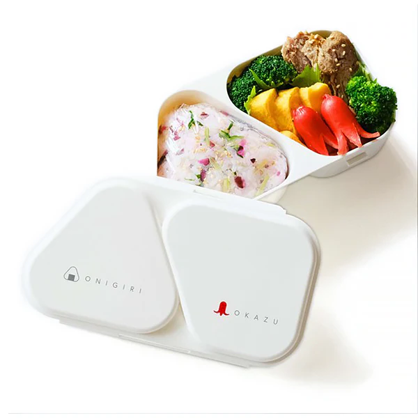 Bento à Onigiri Okazu - Blanc, 465ml - Image 4