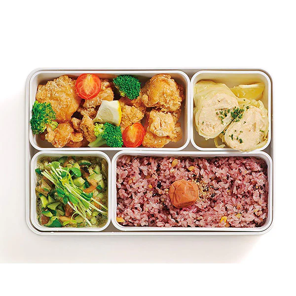 Bento Box Irodori Shokado - Rose, 1460ml - Image 2