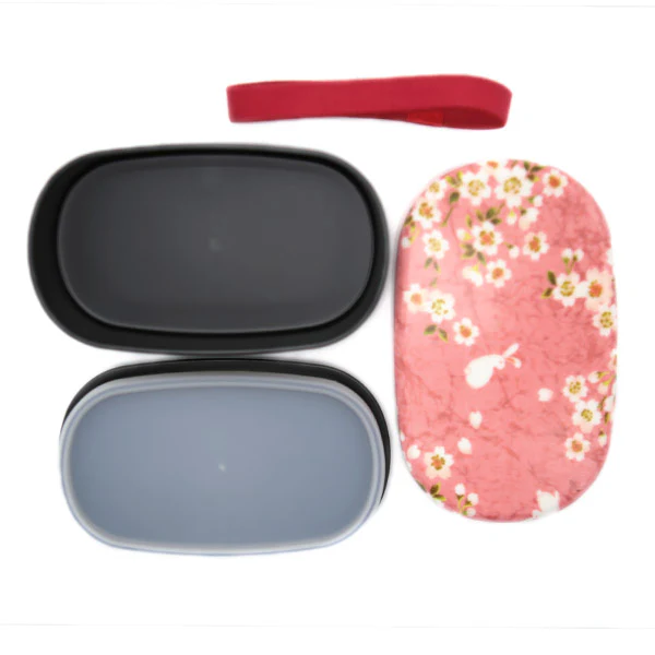 Bento Box Usagi & Sakura Rose, 570ml - Image 2