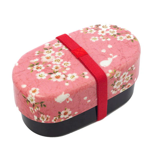 Bento Box Usagi & Sakura Rose, 830ml