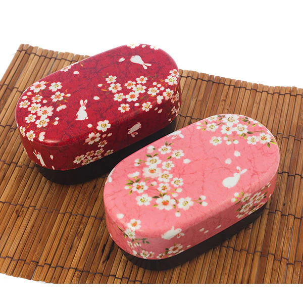 Bento Box Usagi & Sakura Rose, 830ml - Image 3