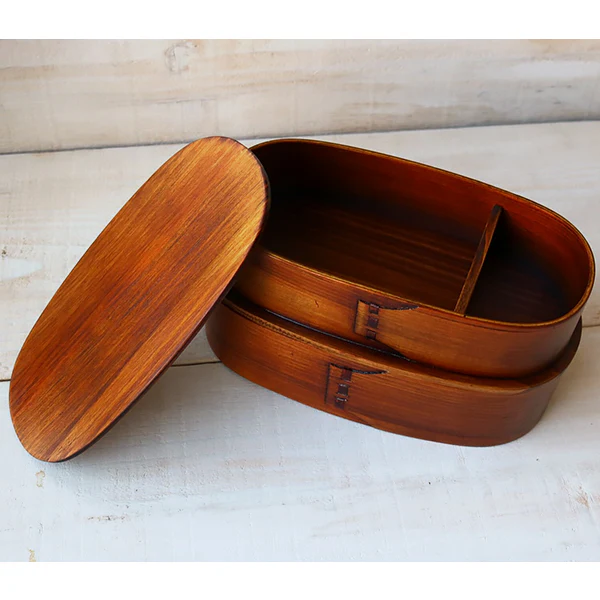 Bento Box Wappa Kaori - Bois Naturel, 1L - Image 2