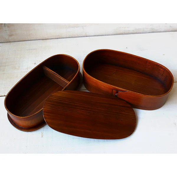 Bento Box Wappa Kaori - Bois Naturel, 1L - Image 3