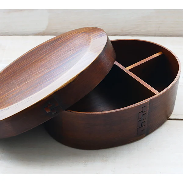 Bento Box Wappa Koban - Bois Naturel, 700ml