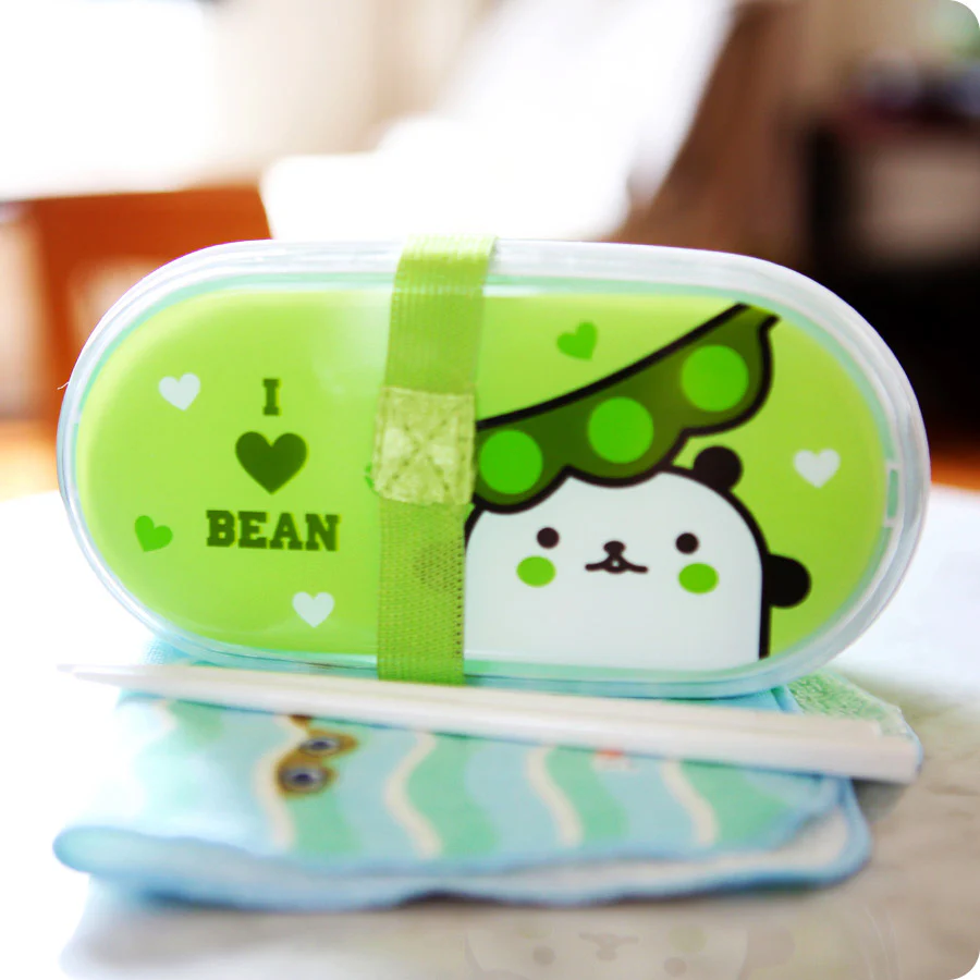 Boite Bento Hanata Panda Bean, 450ml