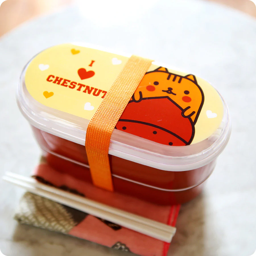 Boite Bento Hanata Chestnut, 450ml