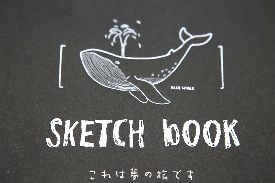 SKETCH BOOK BLUE WHALE 02 - Image 2
