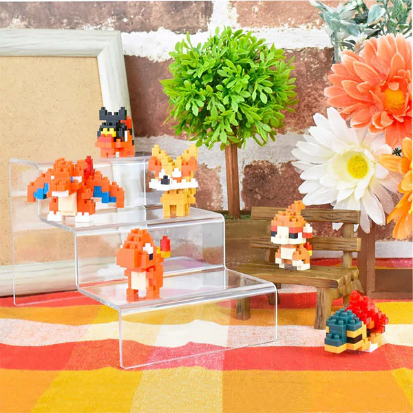 Mini Nanoblock Pokémon - Feu, Paquet Surprise