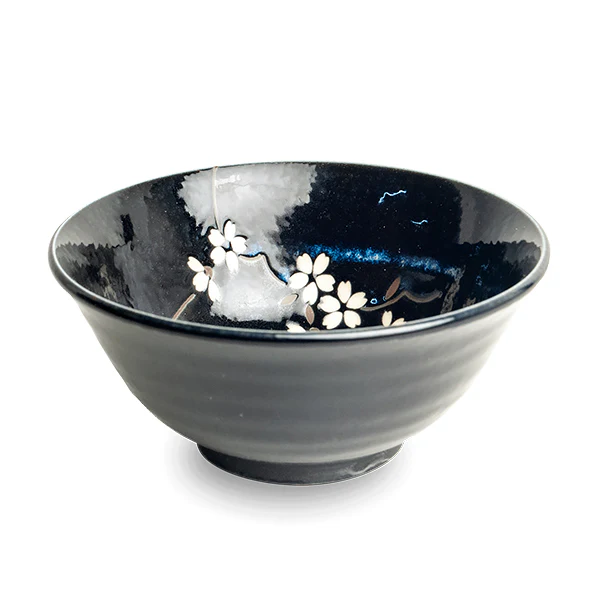 Bol Donburi Cerisier - Navy, 15.5cm