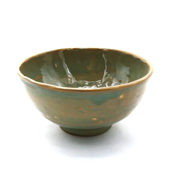 Bol Donburi Koori Vert Sablé, 15.5cm