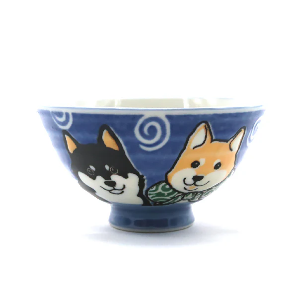 Bol I Love Shiba - Bleu, 12.5cm