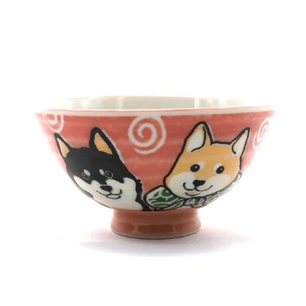 Bol I Love Shiba - Rose, 12.5cm