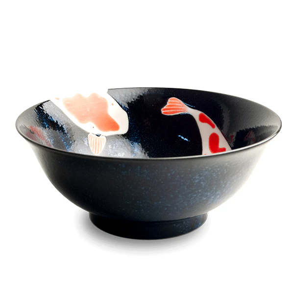 Bol Ramen Carpe Koi - Navy, 21cm