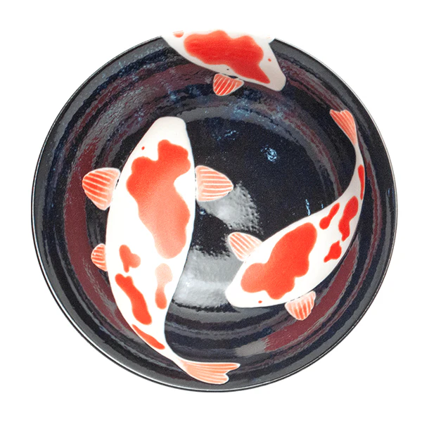 Bol Ramen Carpe Koi - Navy, 21cm - Image 2