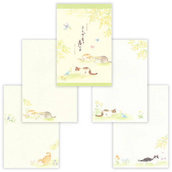 Carnet Papier Lettre Chat Nekorobi - Mimosa Scented - Image 2