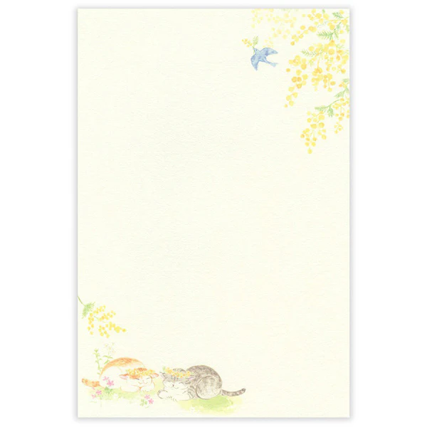Carnet Papier Lettre Chat Nekorobi - Mimosa Scented - Image 3