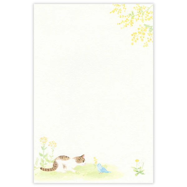 Carnet Papier Lettre Chat Nekorobi - Mimosa Scented - Image 4