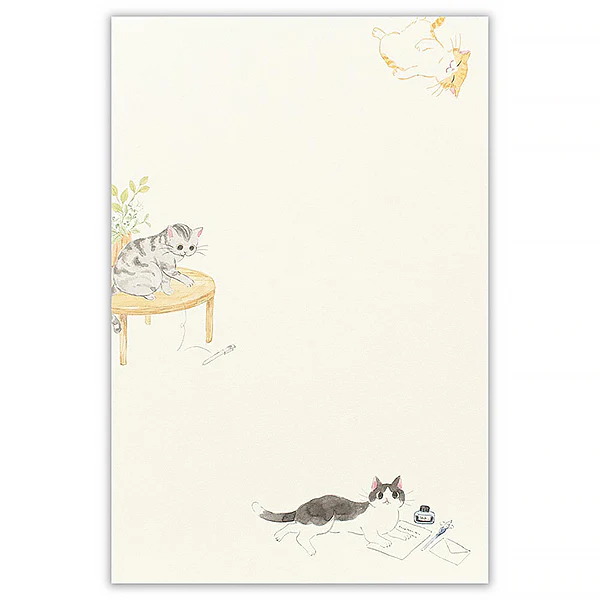 Carnet Papier Lettre Chat Nekorobi - There is a Cat - Image 3