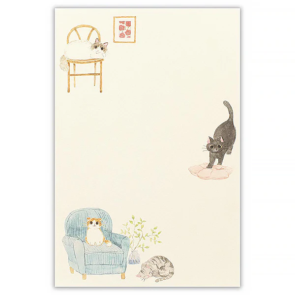 Carnet Papier Lettre Chat Nekorobi - There is a Cat - Image 6