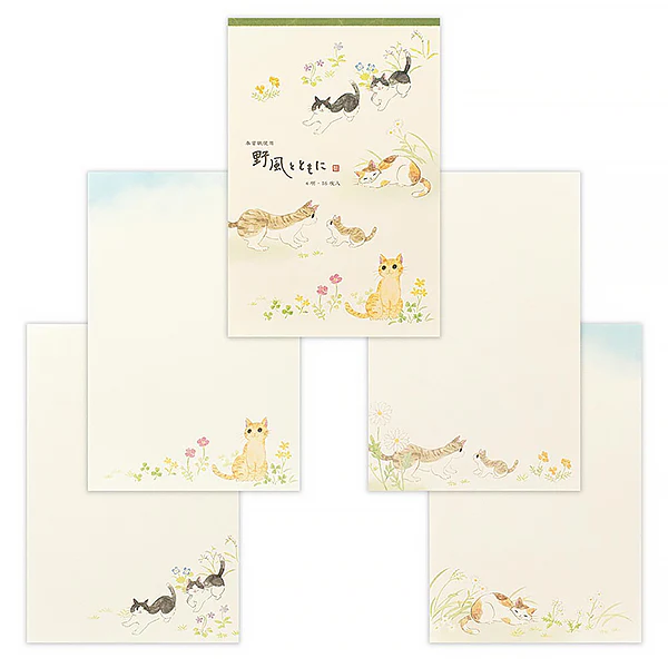Carnet Papier Lettre Chat Nekorobi - With The Wild Wind - Image 2