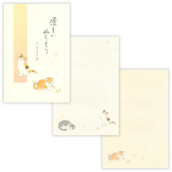 Carnet Papier Lettre Fumi Kazumi - Chat