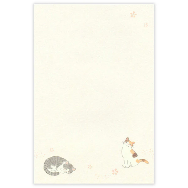 Carnet Papier Lettre Fumi Kazumi - Chat - Image 3