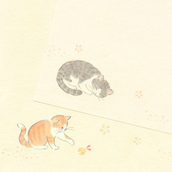 Carnet Papier Lettre Fumi Kazumi - Chat - Image 5