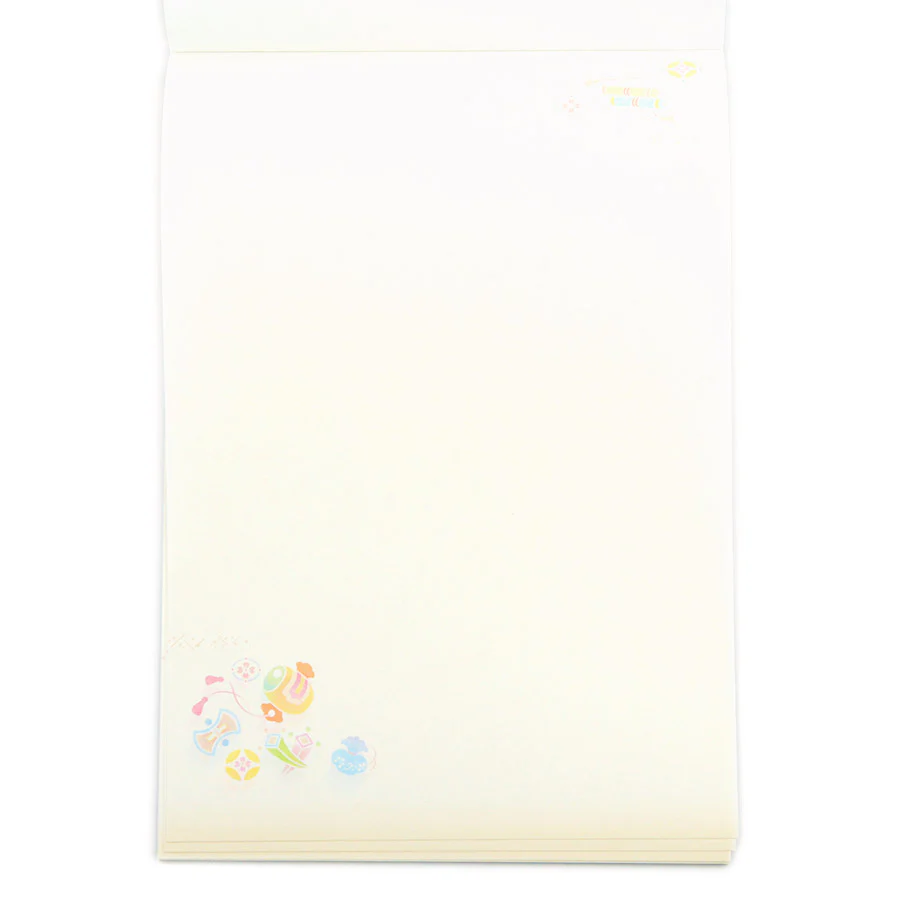 Carnet Papier Lettre Washi - Flower - Image 4
