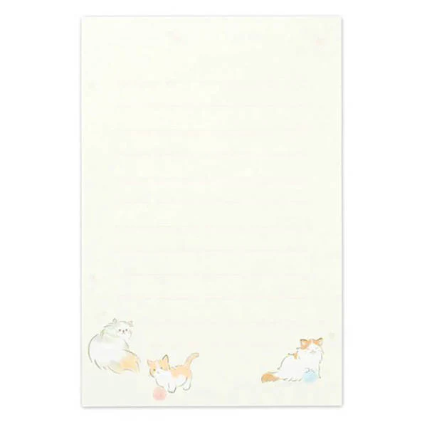 Carnet Papier Lettre Wazu - Chat Seal - Image 3