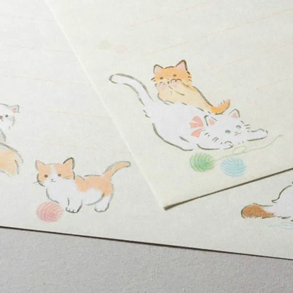 Carnet Papier Lettre Wazu - Chat Seal - Image 4