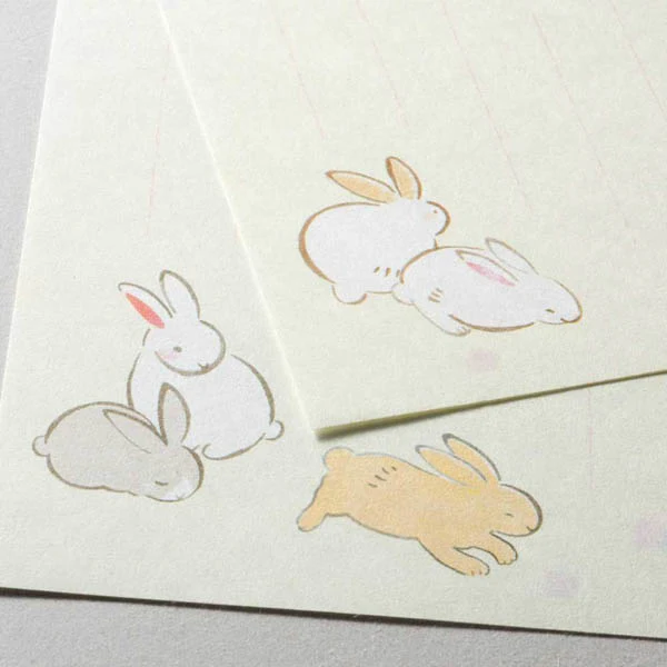 Carnet Papier Lettre Wazu - Lapin Usagi - Image 4