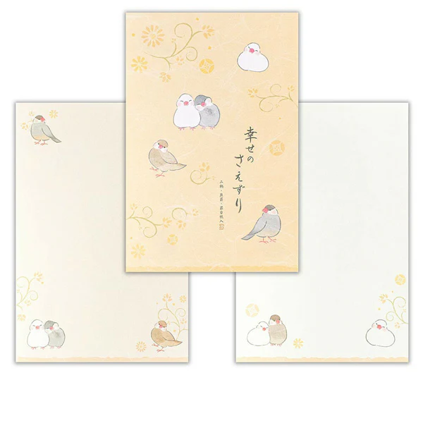 Carnet Papier Lettre Yufumi - Birds - Image 2