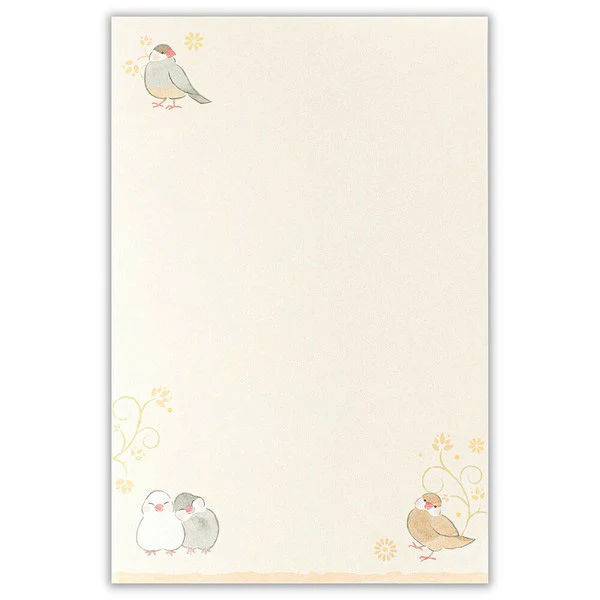 Carnet Papier Lettre Yufumi - Birds - Image 3