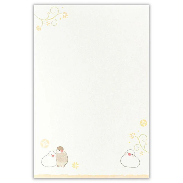 Carnet Papier Lettre Yufumi - Birds - Image 4