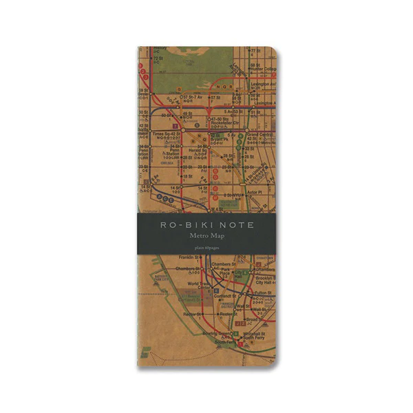 Carnet Ro-Biki Note, Metro Map - Yamamoto Paper