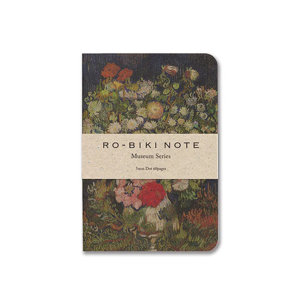 Carnet Ro-Biki Note Museum Series, Bouquet Of Flowers - Yamamoto Paper