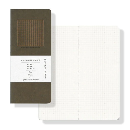 Carnet Ro-Biki Note 4.5mm, Croix - Yamamoto Paper