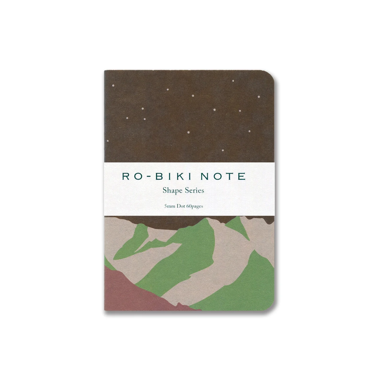 Carnet Ro-Biki Note Shape Series, Mountain Night - Yamamoto Paper