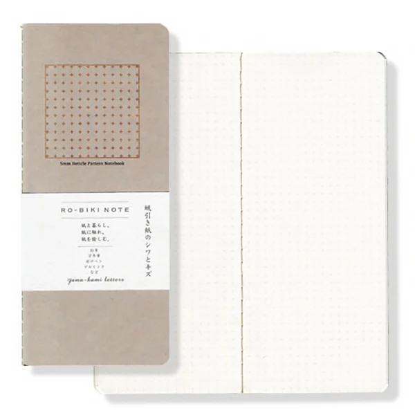 Carnet Ro-Biki Note 5mm, Croix - Yamamoto Paper - Image 4