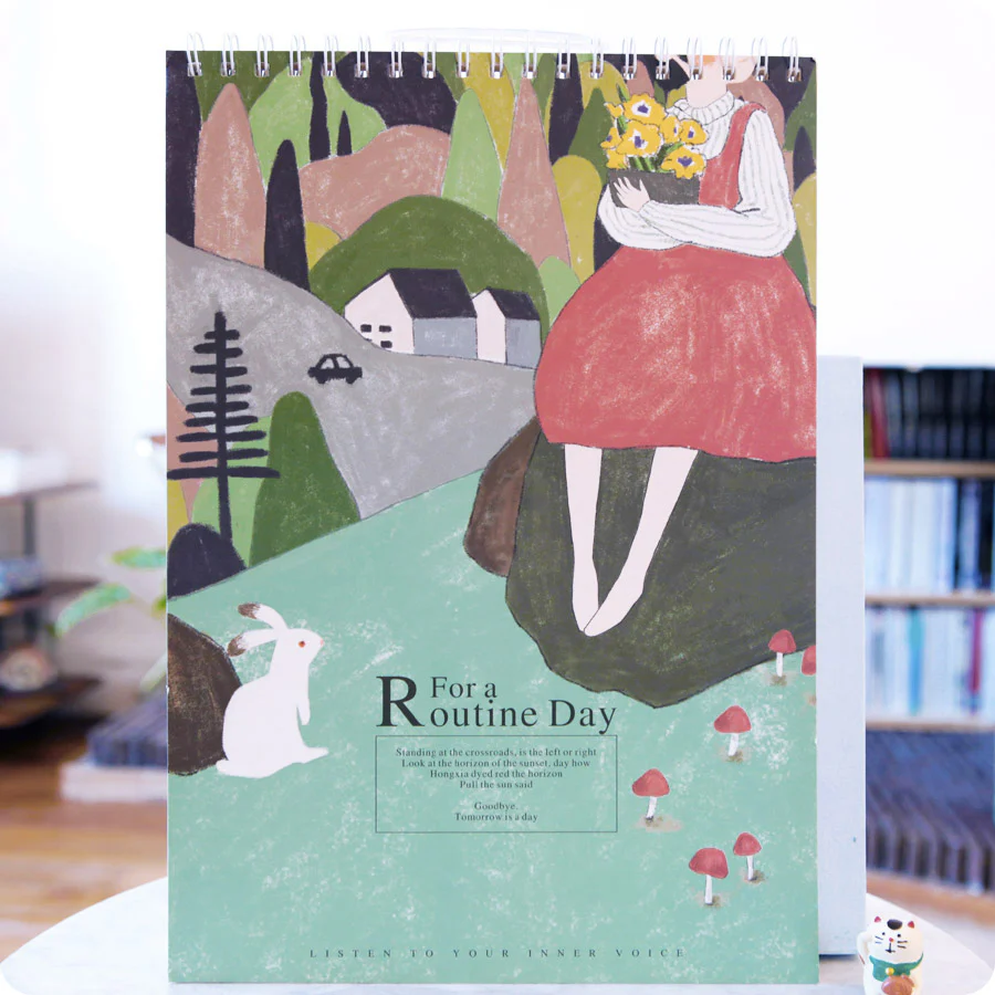 Carnet Sketch book, For a Routine Day - Lapin